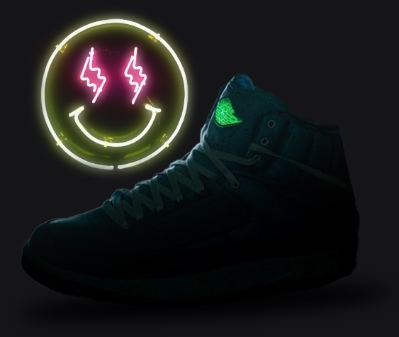 J balvin Jordan 2 glow in the dark