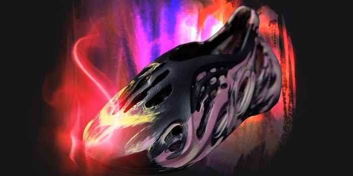 black foam runner yeezy