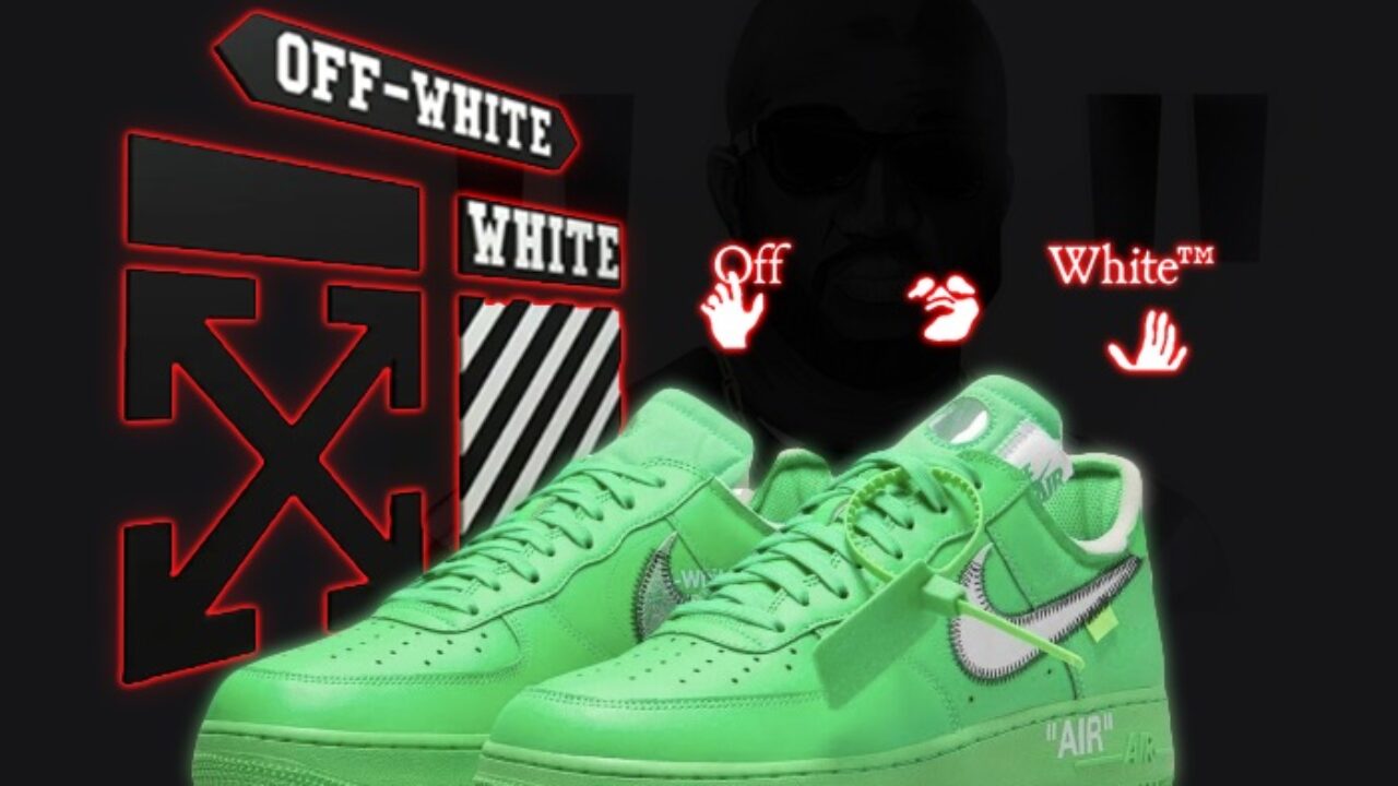 off white air force 1 green