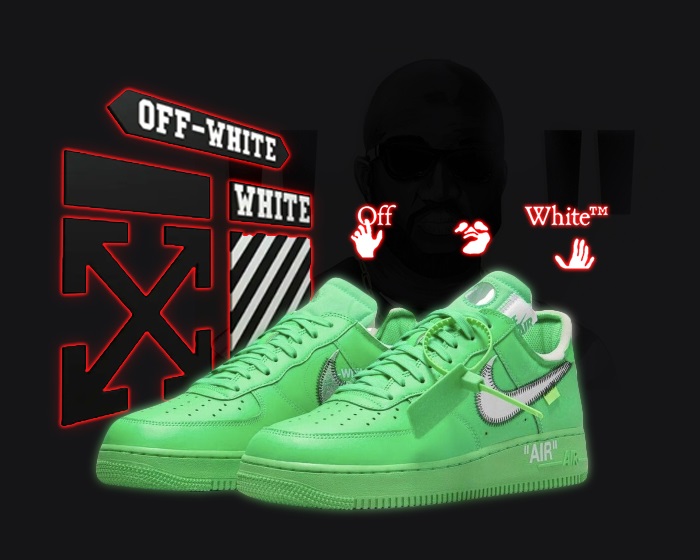 off white air force 1 green