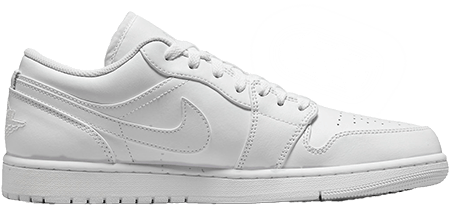 Jordan 1 Triple White Low