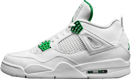 Jordan 4 Metallic Green Jordans NSB