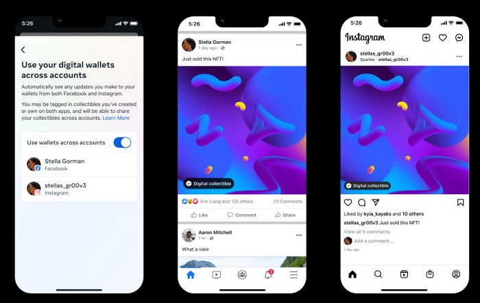 Instagram Digital collectibles facebook NSB