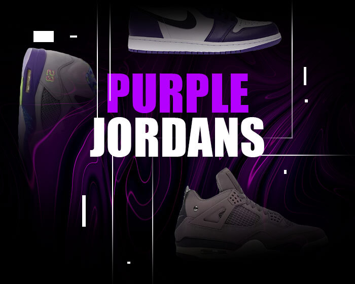 Purple Jordans NSB