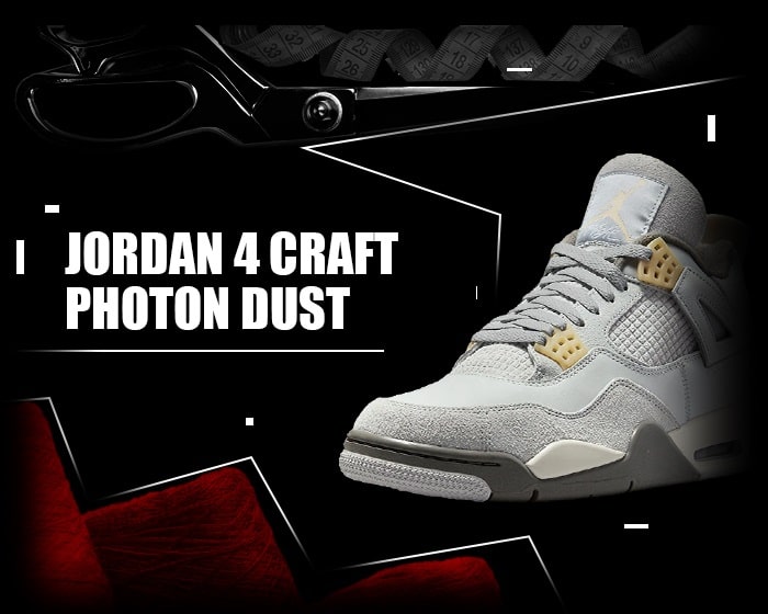 Jordan 4 Craft Photon Dust