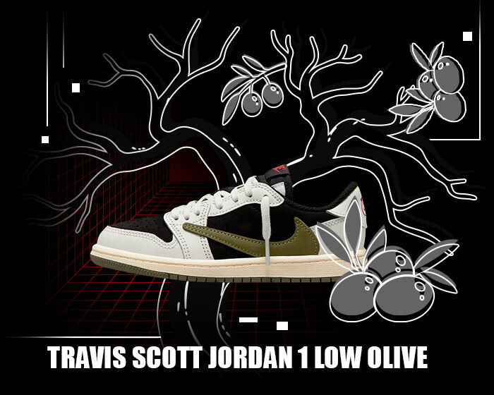 Travis Scott Jordan 1 Low Olive NSB