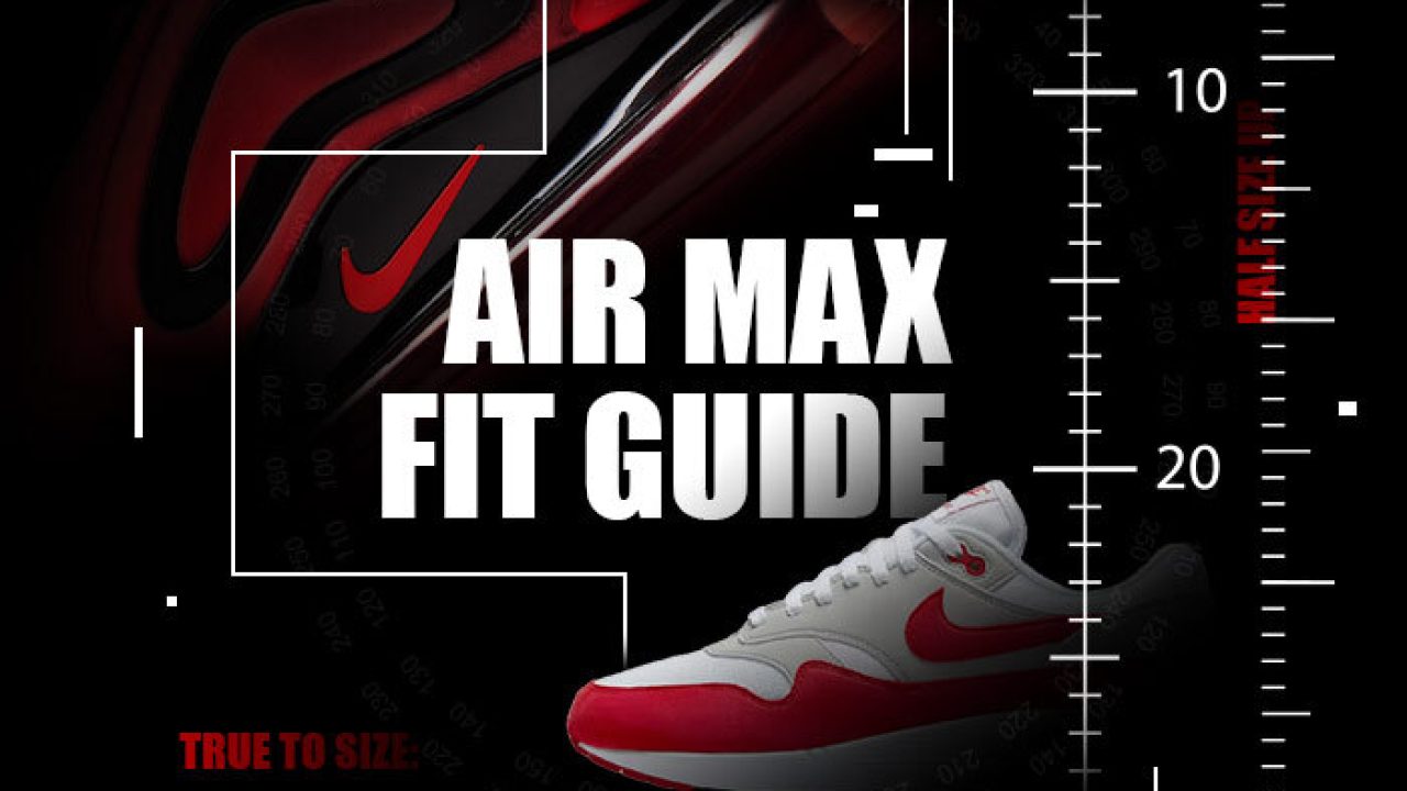 behuizing Uitbarsten Verkoper How Does Every Nike Air Max Fit? Size Guide [Infographic]