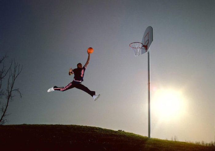 Michael Jordan 1984 Olympics photoshoot NSB