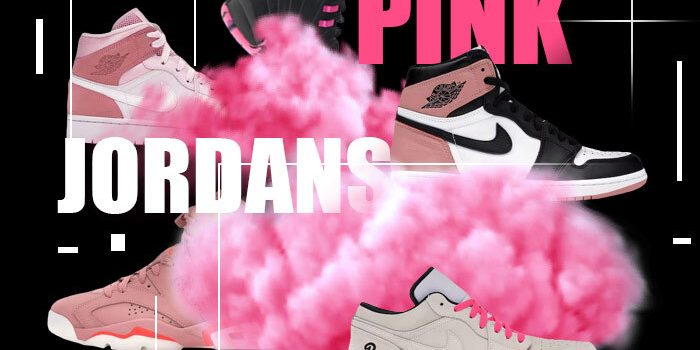 barely pink jordans