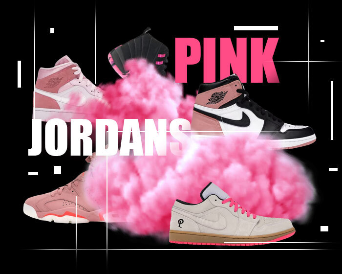 Pink jordans nsb