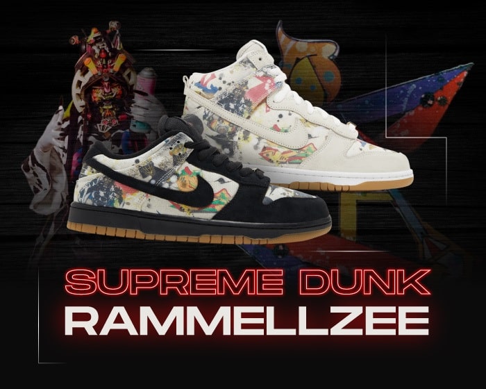 new supreme dunks Rammellzee fw23 NSB