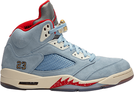 trophy room jordan 5 ice blue