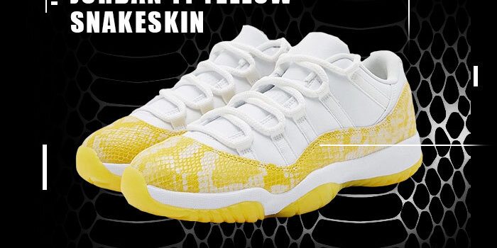 Jordan 11 Snakeskin Yellow NSB