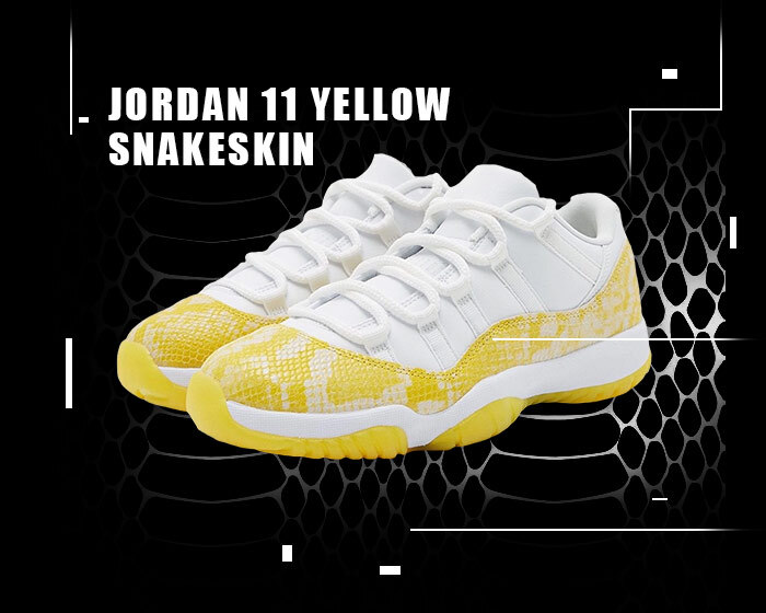 Jordan 11 Snakeskin Yellow NSB