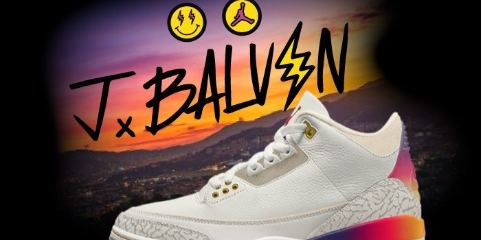 J Balvin Jordan 3 Medellin Sunset NSB