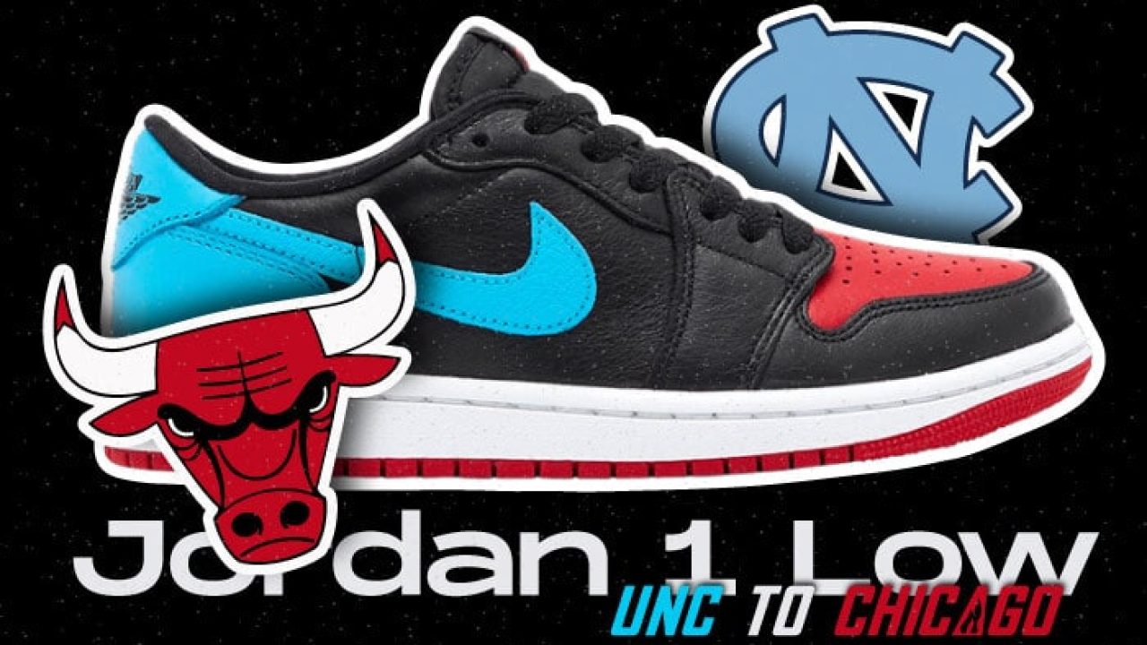 The Air Jordan 1 Low OG UNC to Chi (W) Releases July 26 - Sneaker News