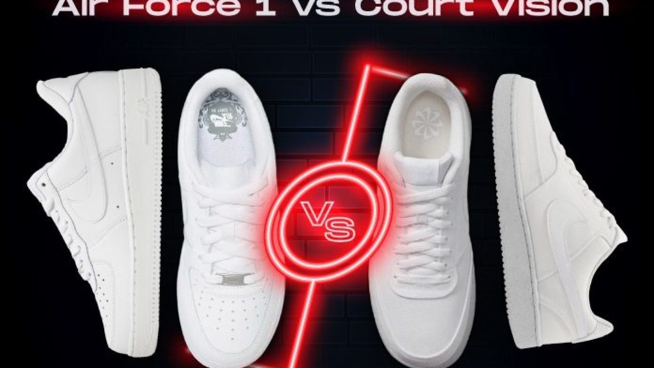 Nike Court Vision vs Air Force 1 Teacher vs Sub Things