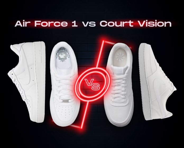 Nike Court Vision vs Air Force 1 NSB
