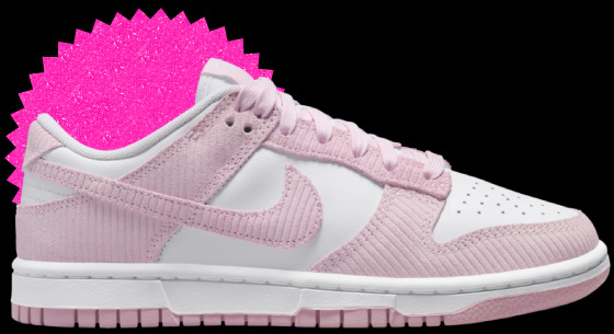 Nike Dunk Pink corduroy NSB