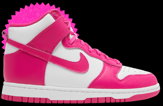 Nike dunk high pink prime