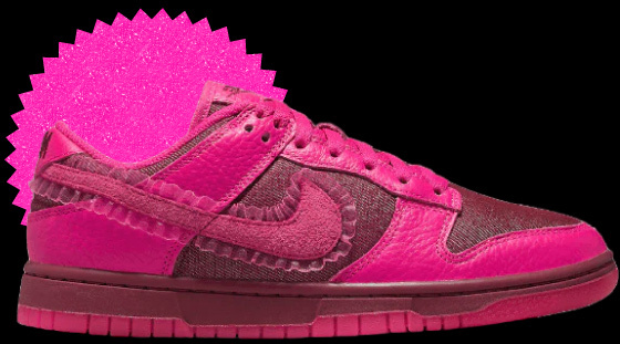 Valentine day 2022 pink dunks