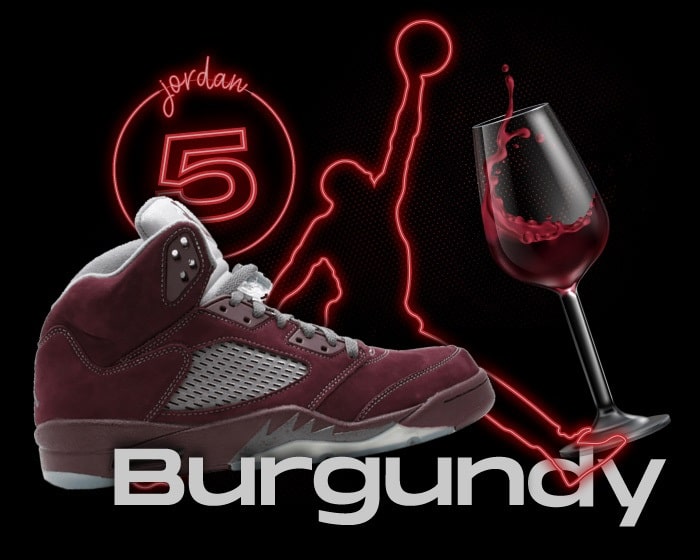 Jordan 5 Burgundy NSB