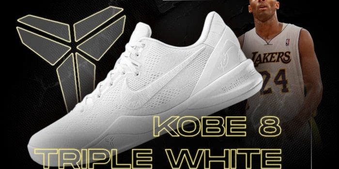 Kobe 8 Triple White NSB