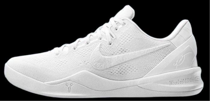 Nike Kobe 8 Triple White NSB