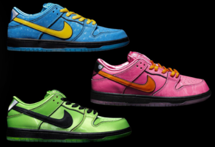 Powerpuff girls dunks side NSB