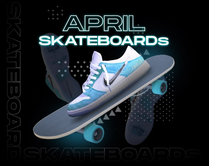 Confirmado no site da marca a colaboração April Skateboards x Nike SB