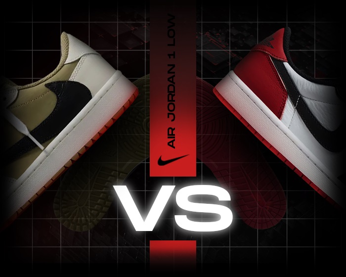 Jordan 1 Low vs Jordan 1 Low Golf NSB