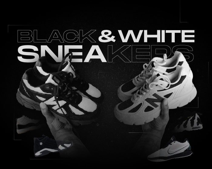 Black and White Sneakers - Safe Is Always Chic and Trendy!