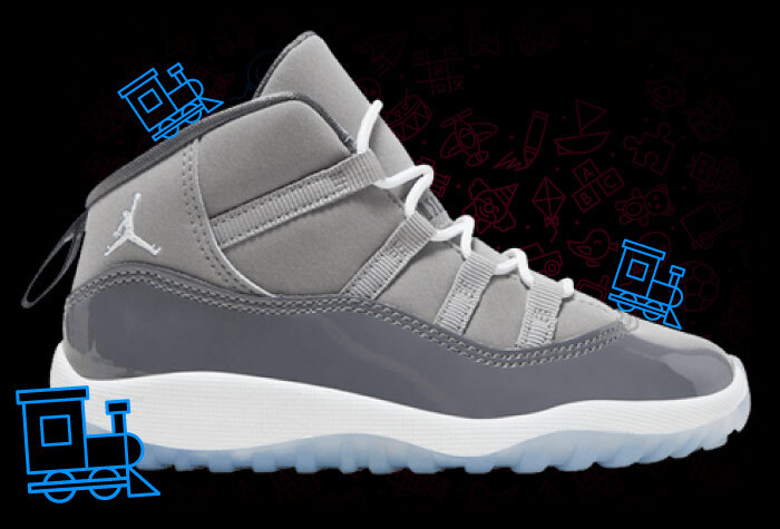 Jordan 11 cool grey TD Kids sneakers NSB