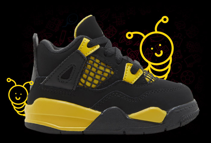 Jordan 4 Thunder TD Kids sneakers