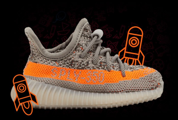 Kids Sneakers Yeezy 350 V2 Beluga Reflective