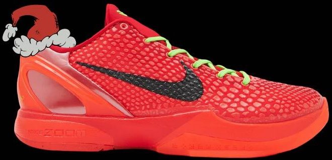 Kobe 6 Reverse Grinch sneakers NSB