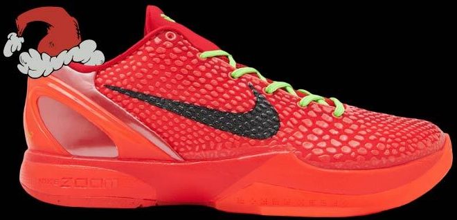 Kobe 6 Reverse Grinch sneakers NSB