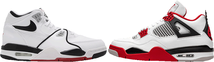 Nike Air Flight 89 vs Air Jordan 4 NSB