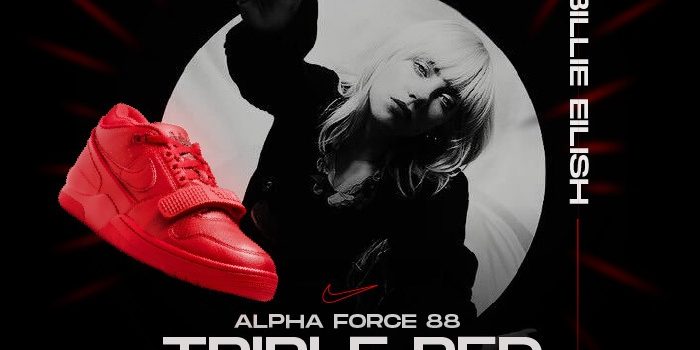Billie Eilish Nike Air Alpha Force 88 Triple Red NSB