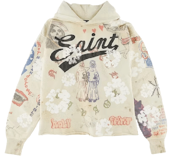 saint mxxxxxx denim tears hoodie NSB