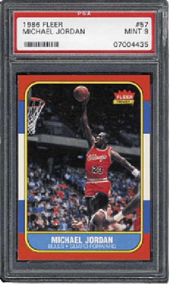 1986 fleer MJ NSB