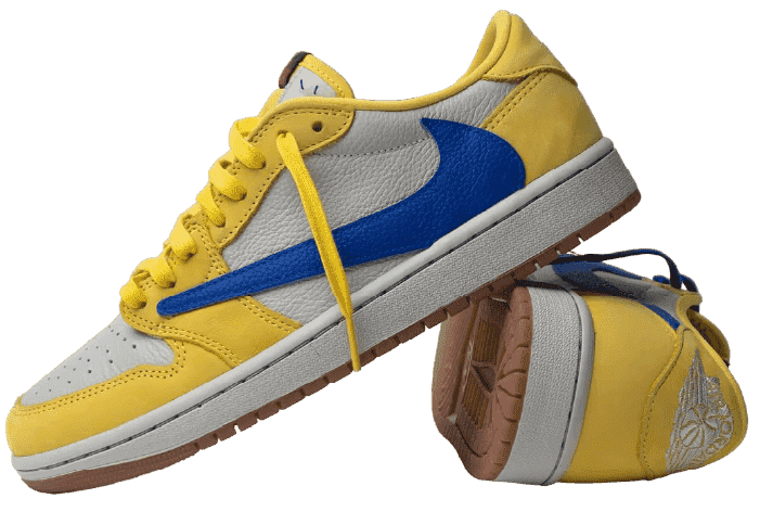 Travis Scott Jordan 1 Canary 2024 NSB