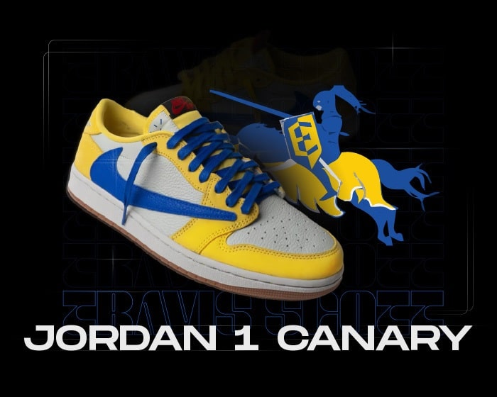 Travis Scott Jordan 1 Canary NSB