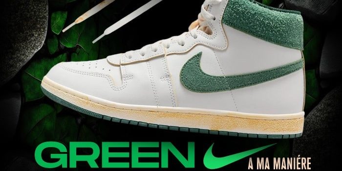 A Ma Maniere Jordan Air Ship Green Stone NSB A Ma Maniere Jordan Air Ship Green Stone NSB