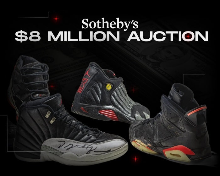 Championship Jordans 8 million auction NSB