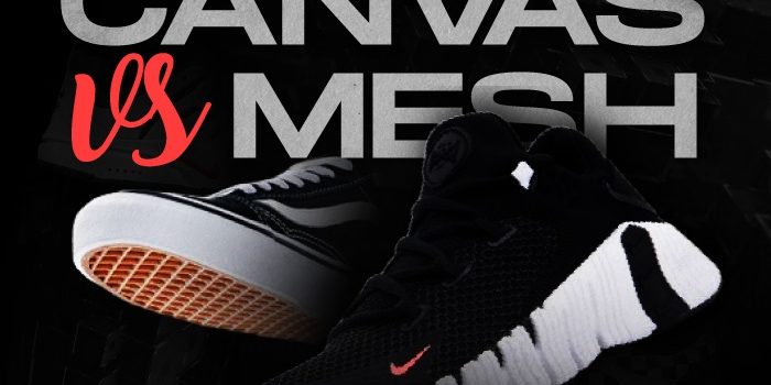 Mesh vs canvas shoes NSB