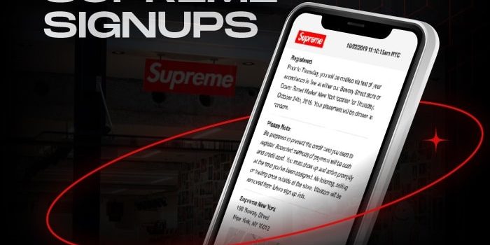Supreme signups NSB