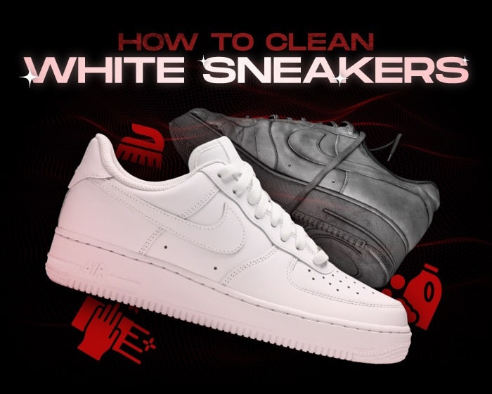 How to clean white sneakers guide NSB