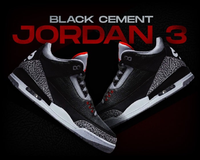 Jordan 3 Black Cement 2024 NSB