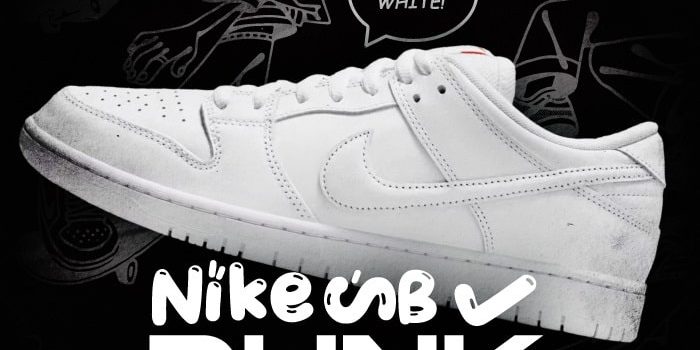 Nike SB Dunk Low Triple White NSB Nike SB Dunk Low Triple White NSB